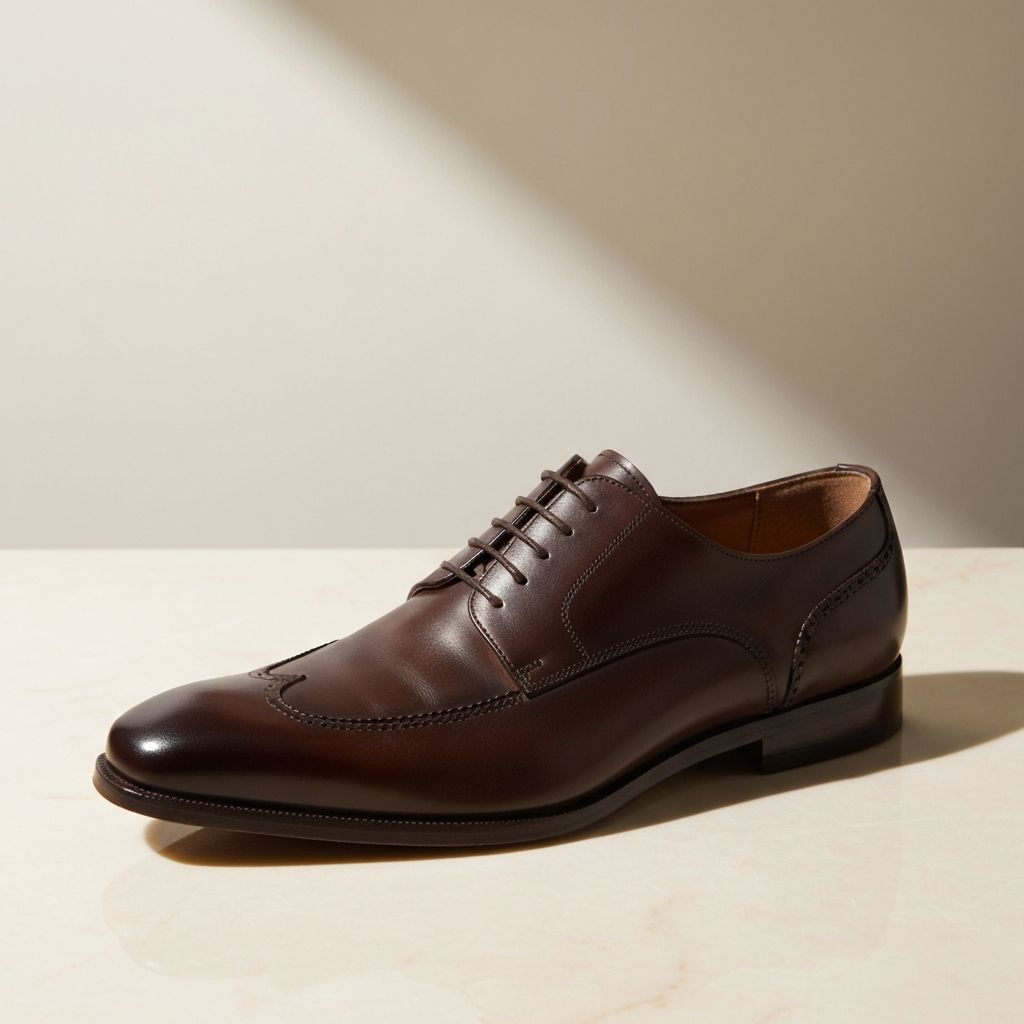 Premium leather dress shoes by Glamberg India